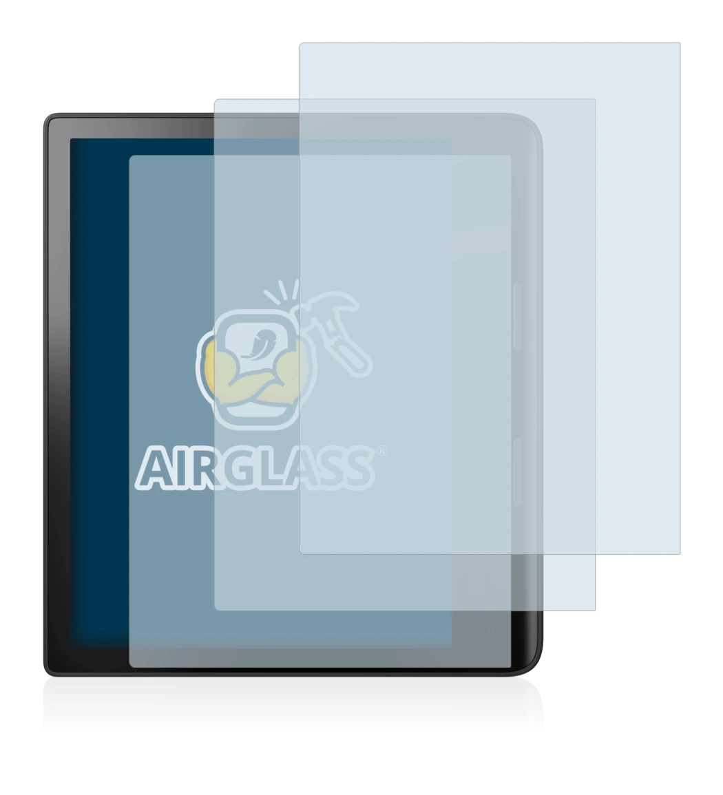 Abbildung des Geräts Tolino Epos 3 mit einer Vielzahl des Displayschutzes.