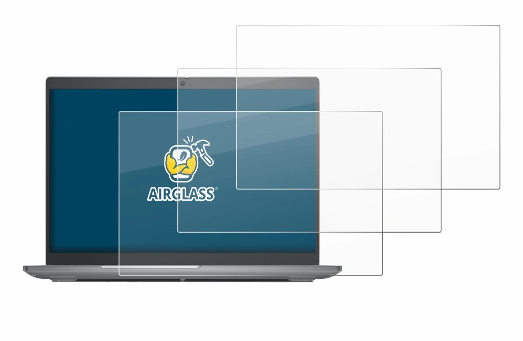 Abbildung des Geräts Dell Latitude 5540 mit einer Vielzahl des Displayschutzes.