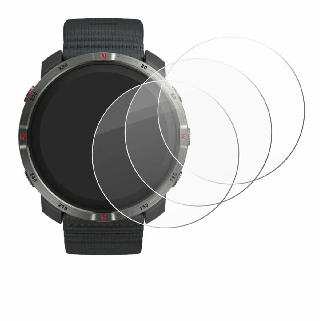 Abbildung des Geräts Polar Grit X2 mit einer Vielzahl des Displayschutzes.