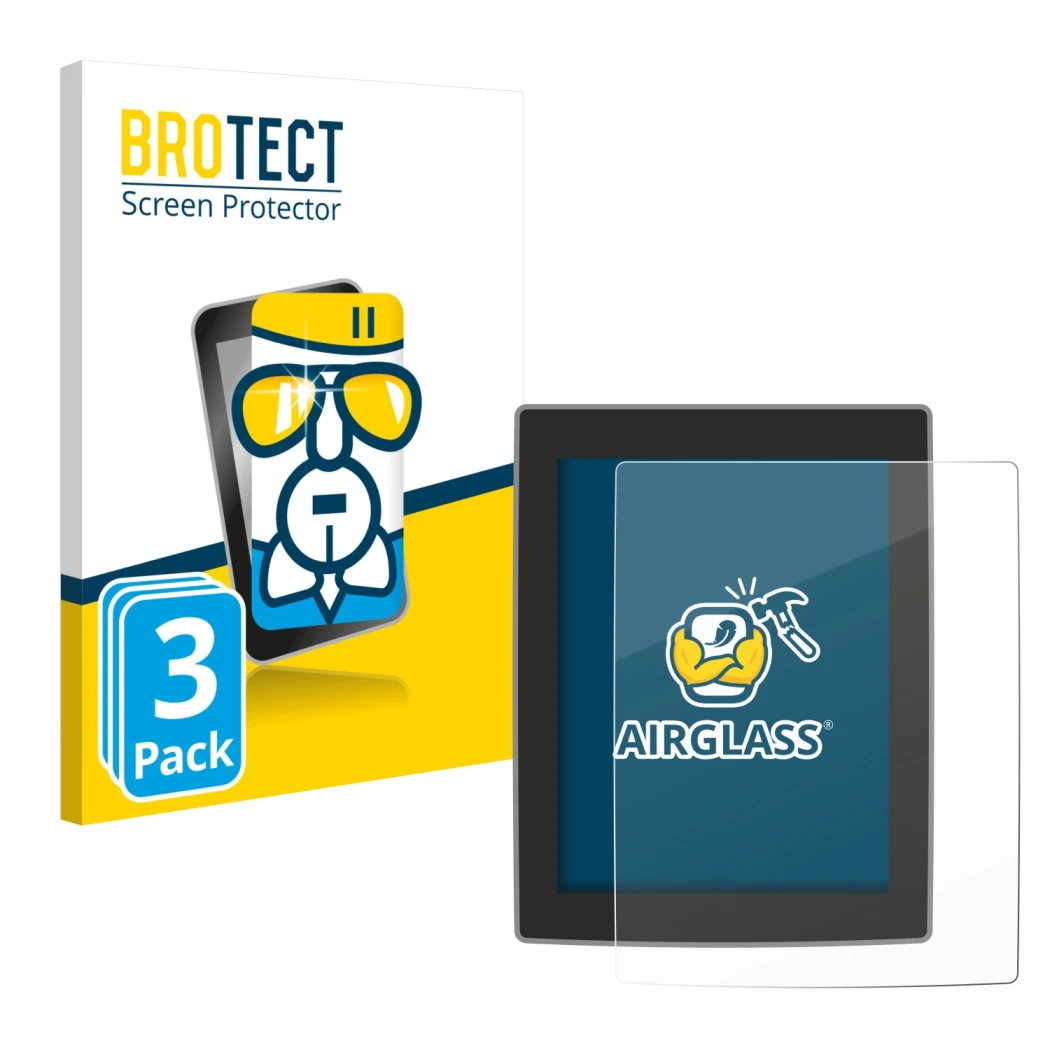 Vorderseite einer Produktverpackung mit dem Markenlogo BROTECT. Daneben ist das Gerät Volvo XC90 11.2