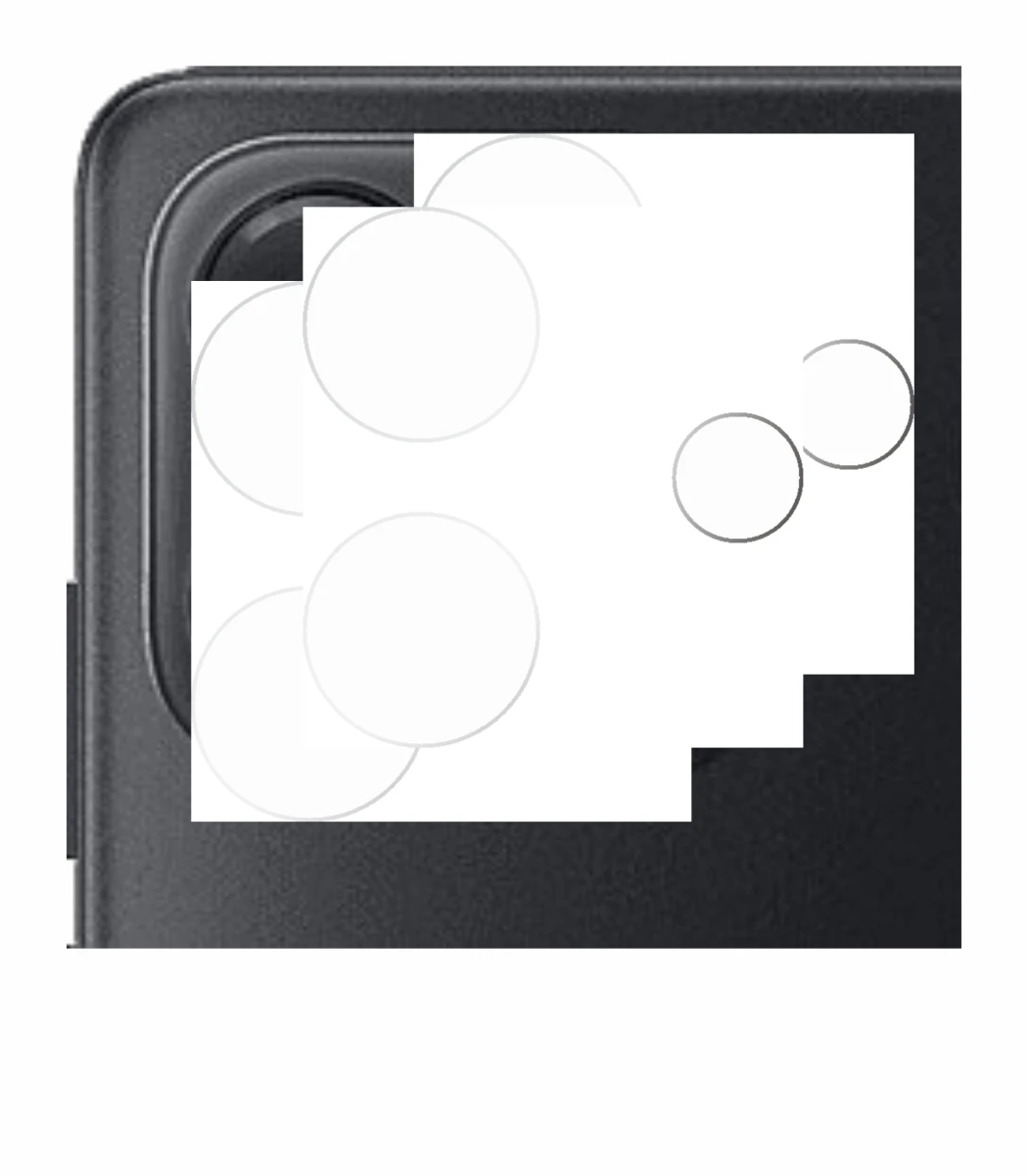 Abbildung des Geräts Xiaomi Redmi Note 14 4G (NUR Kameraschutz) mit einer Vielzahl des Displayschutzes.