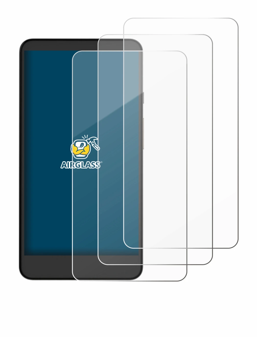 Abbildung des Geräts Xiaomi Moaan InkPalm Mini Plus 2 mit einer Vielzahl des Displayschutzes.