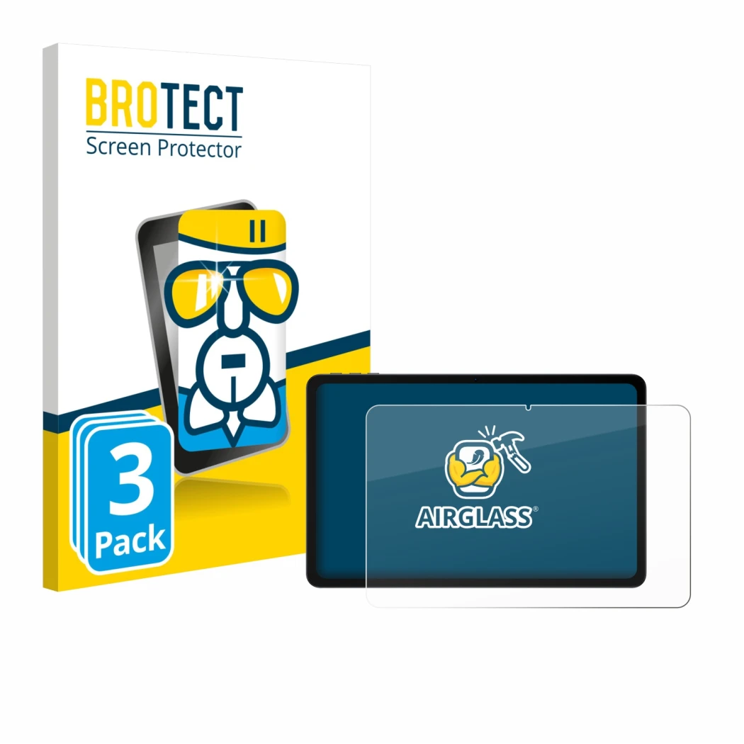 Vorderseite einer Produktverpackung mit dem Markenlogo BROTECT. Daneben ist das Gerät Doogee U12 mit dem zugehörigen Displaysc