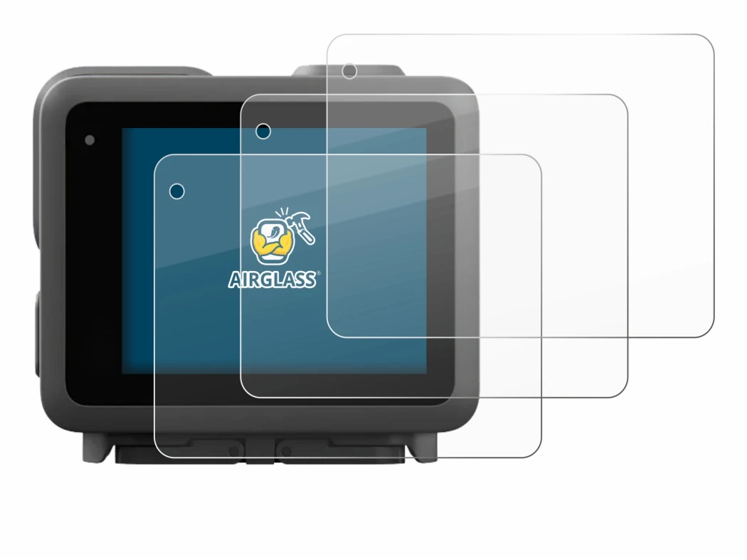 Abbildung des Geräts GoPro Lit Hero mit einer Vielzahl des Displayschutzes.