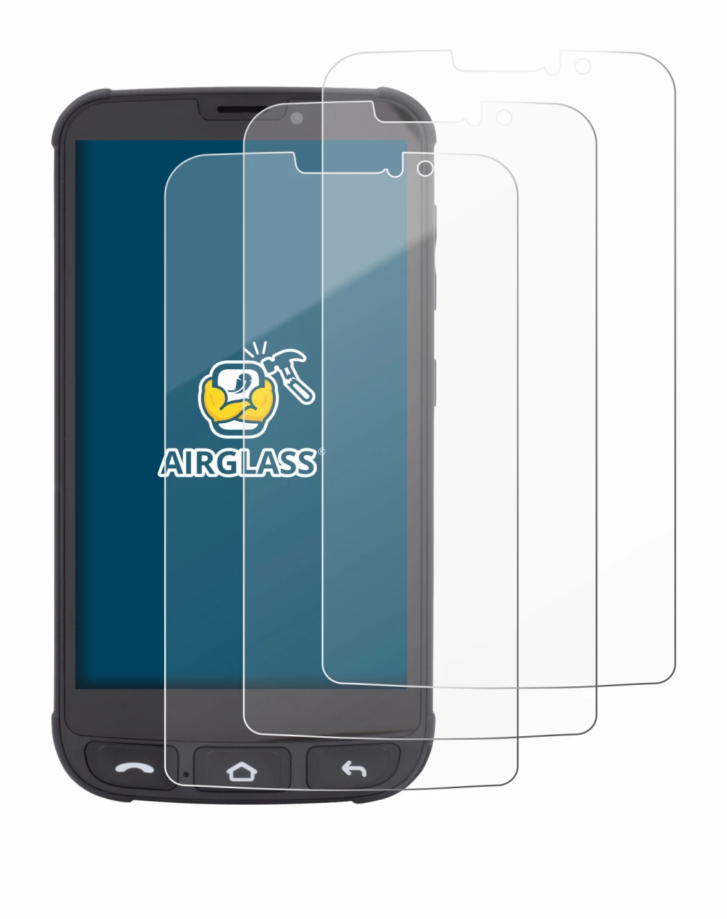 Abbildung des Geräts Olympia Neo Mini mit einer Vielzahl des Displayschutzes.