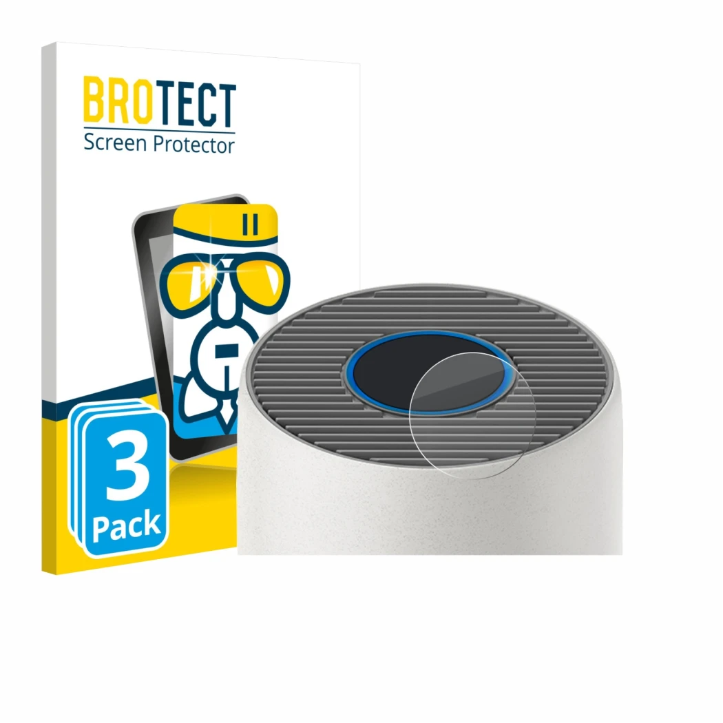 Vorderseite einer Produktverpackung mit dem Markenlogo BROTECT. Daneben ist das Gerät Philips 2000i Series AC2939 mit dem zuge