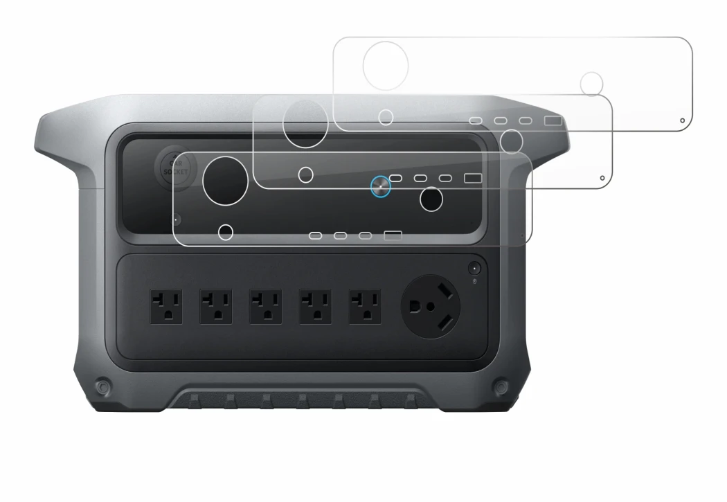 Abbildung des Geräts Anker SOLIX C2000 Gen 2 mit einer Vielzahl des Displayschutzes.