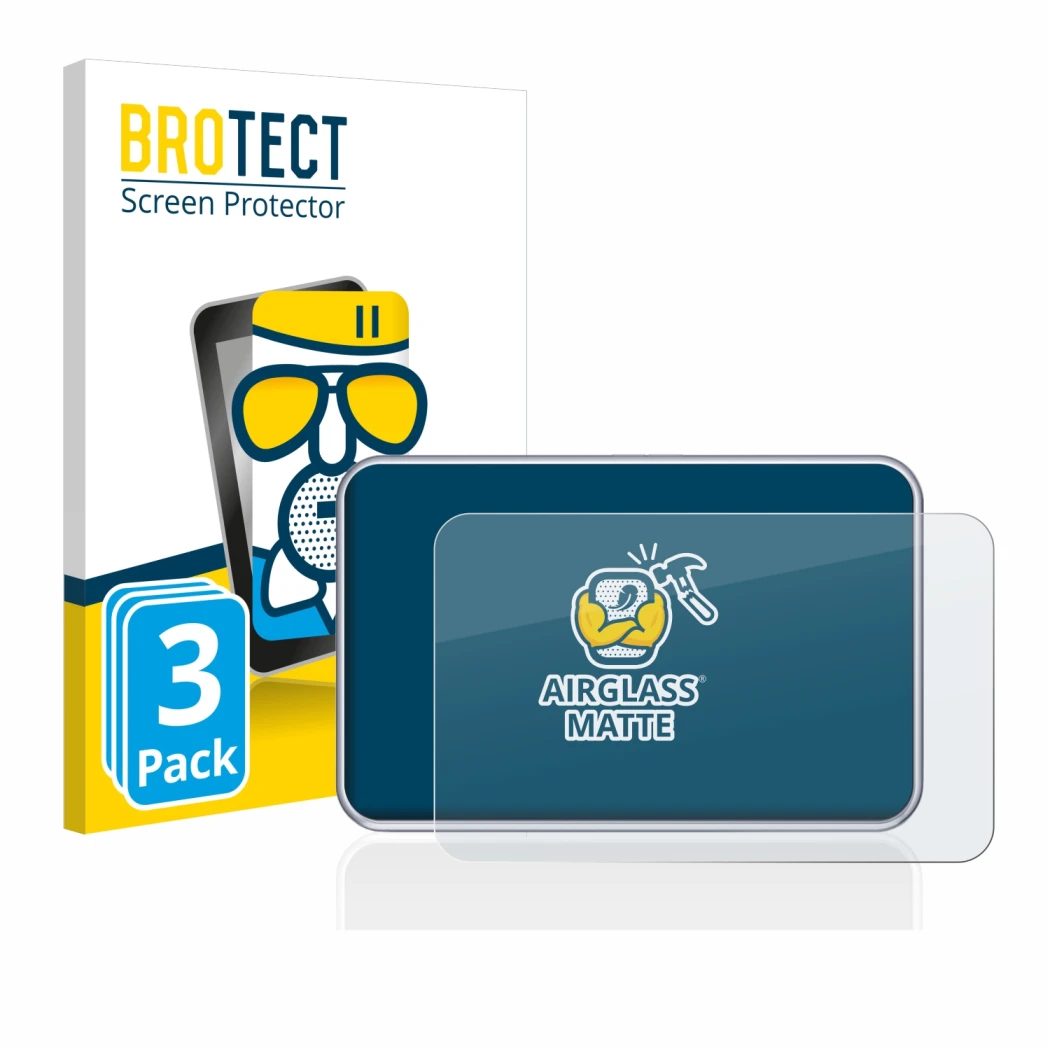 Vorderseite einer Produktverpackung mit dem Markenlogo BROTECT. Daneben ist das Gerät Tandem diabetes care t:slim X2 Insulin P