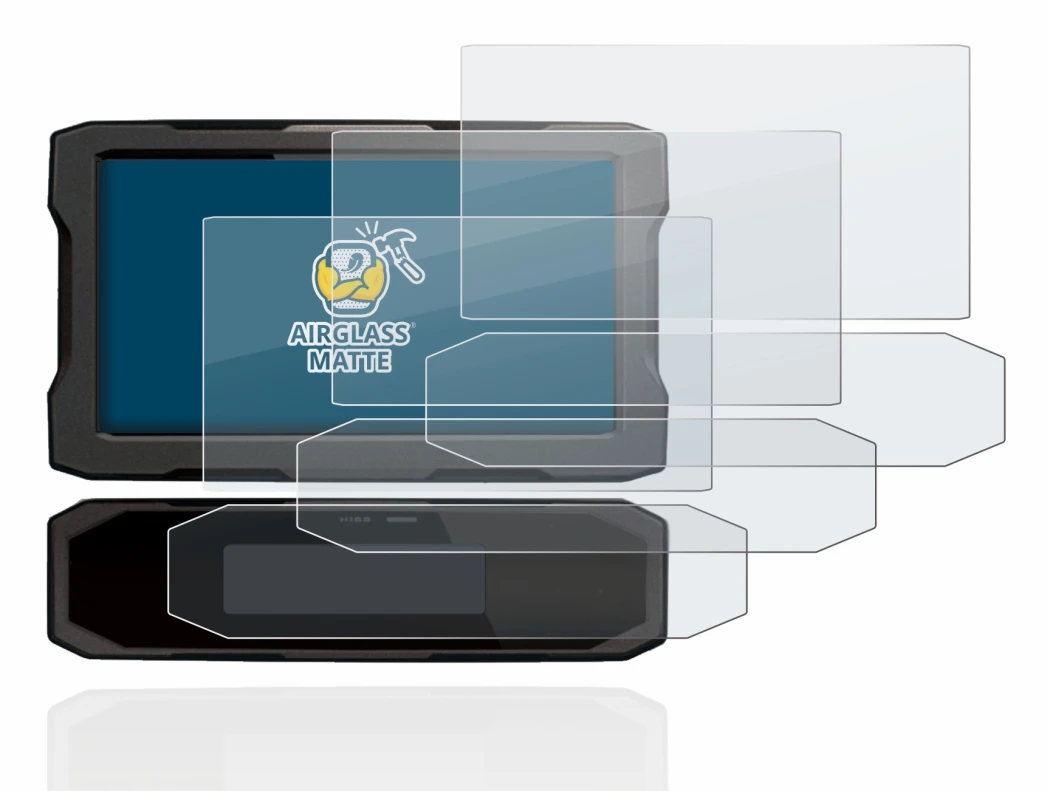 Abbildung des Geräts Honda CRF1100L 2020 Tachoanzeige mit einer Vielzahl des Displayschutzes.