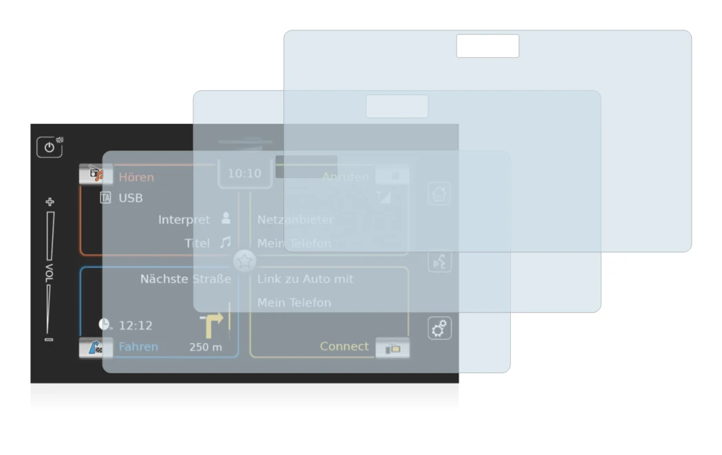 Abbildung des Geräts Bosch Suzuki Vitara 1.4 BoosterJet 2019 SLDA Infotainment System mit einer Vielzahl des Displayschutzes.
