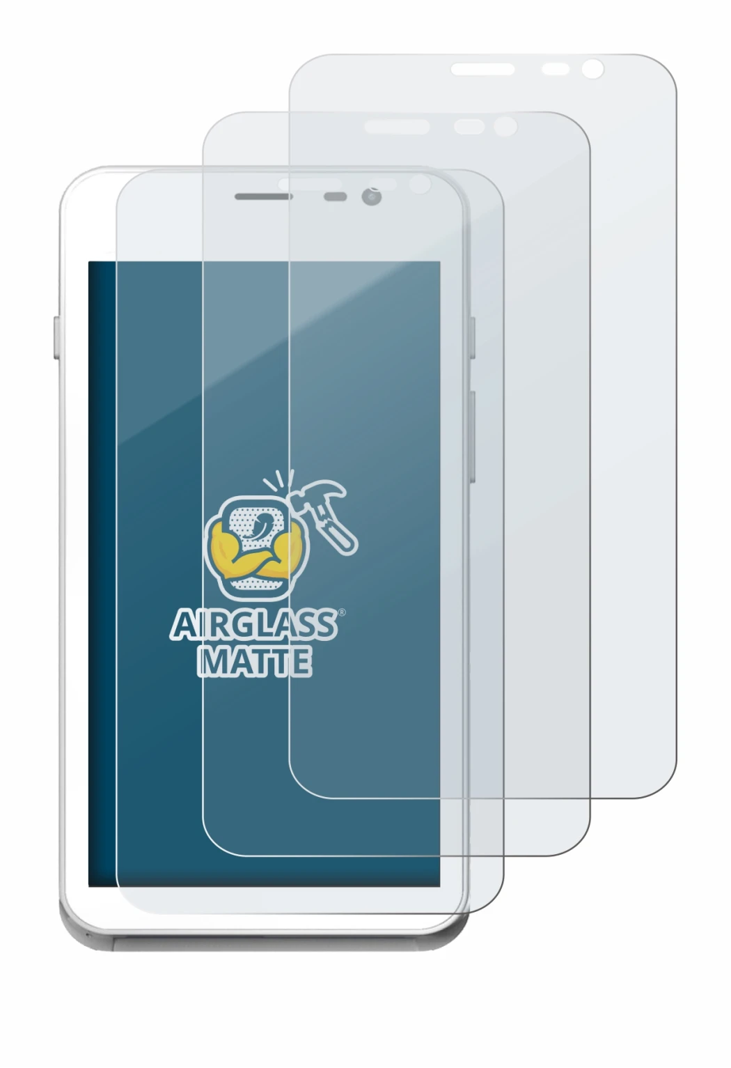 Abbildung des Geräts Pax A77 mit einer Vielzahl des Displayschutzes.