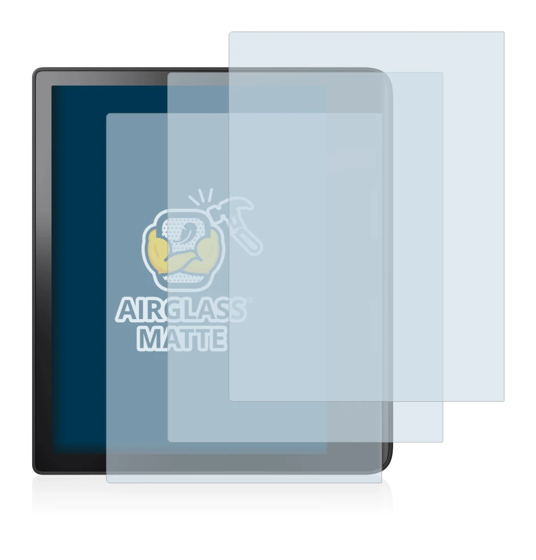 Abbildung des Geräts Tolino Epos 3 mit einer Vielzahl des Displayschutzes.