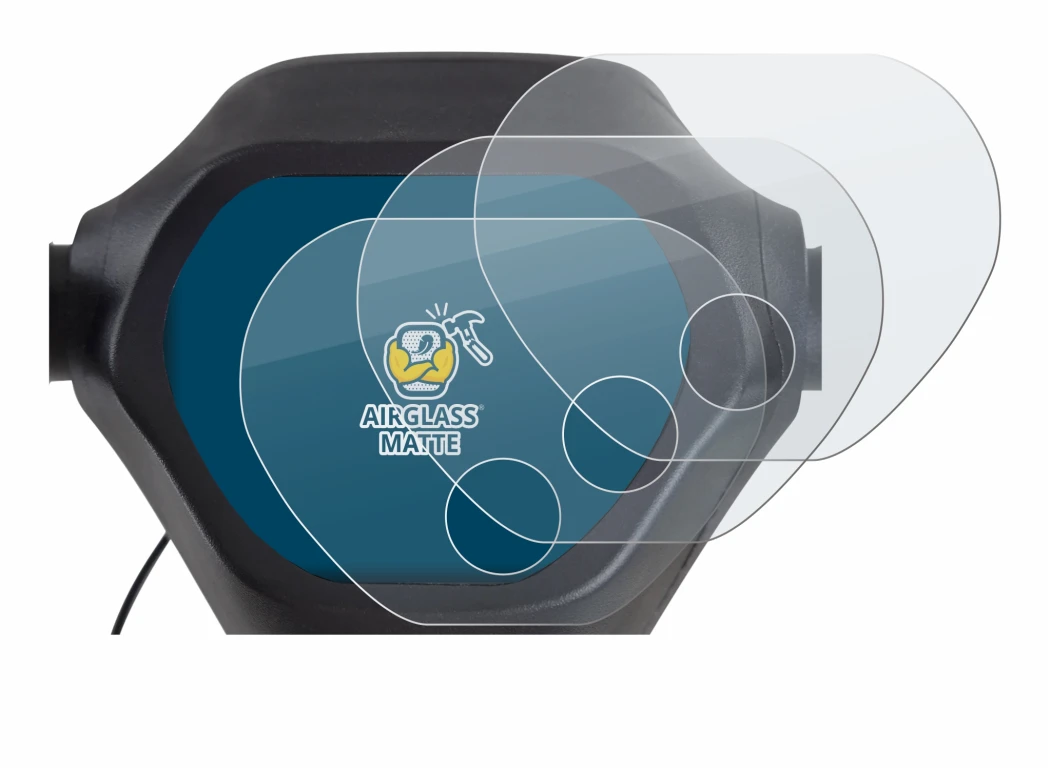 Abbildung des Geräts Epowerfun ePF-2 mit einer Vielzahl des Displayschutzes.