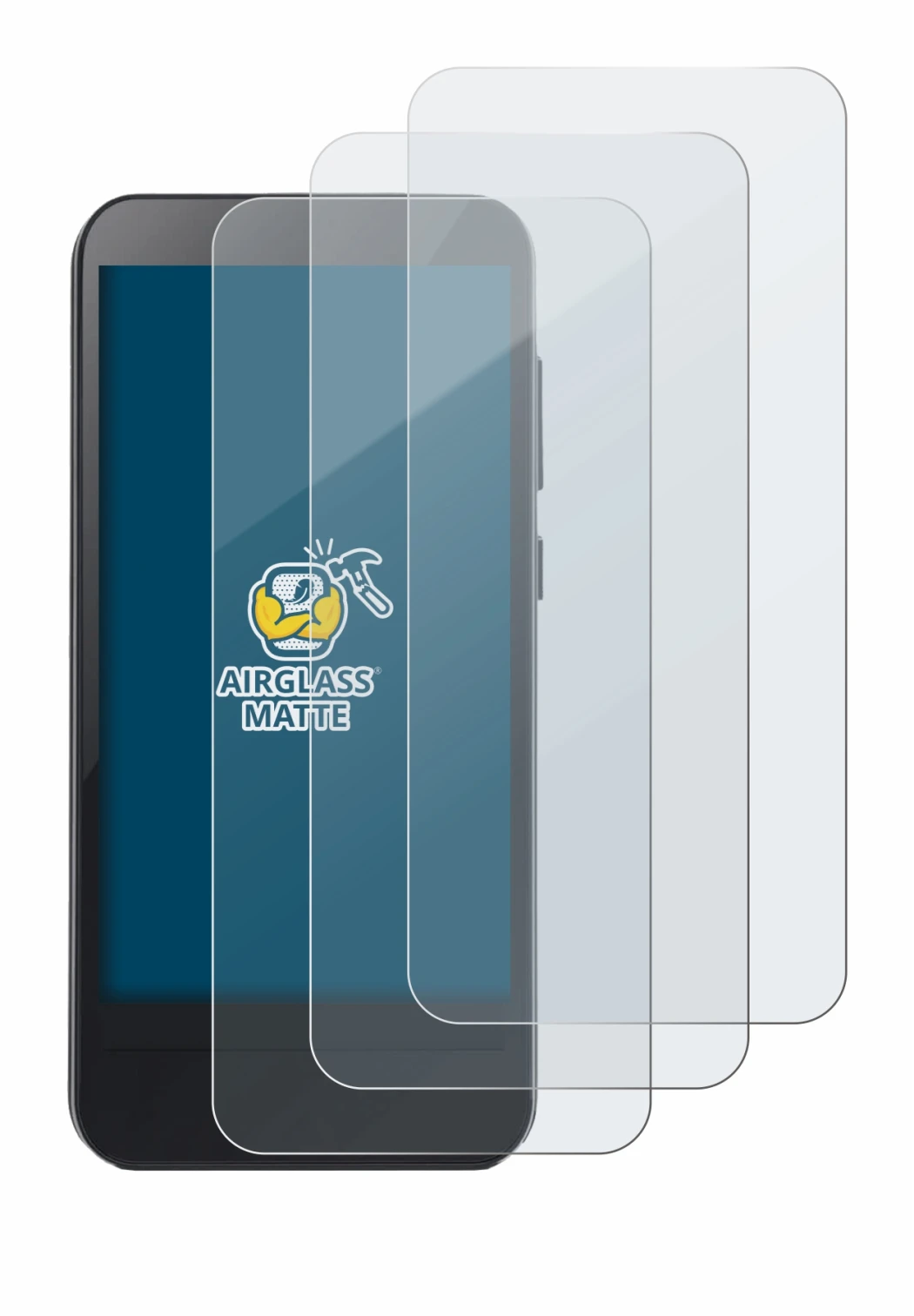 Abbildung des Geräts Omnipod 5 mit einer Vielzahl des Displayschutzes.