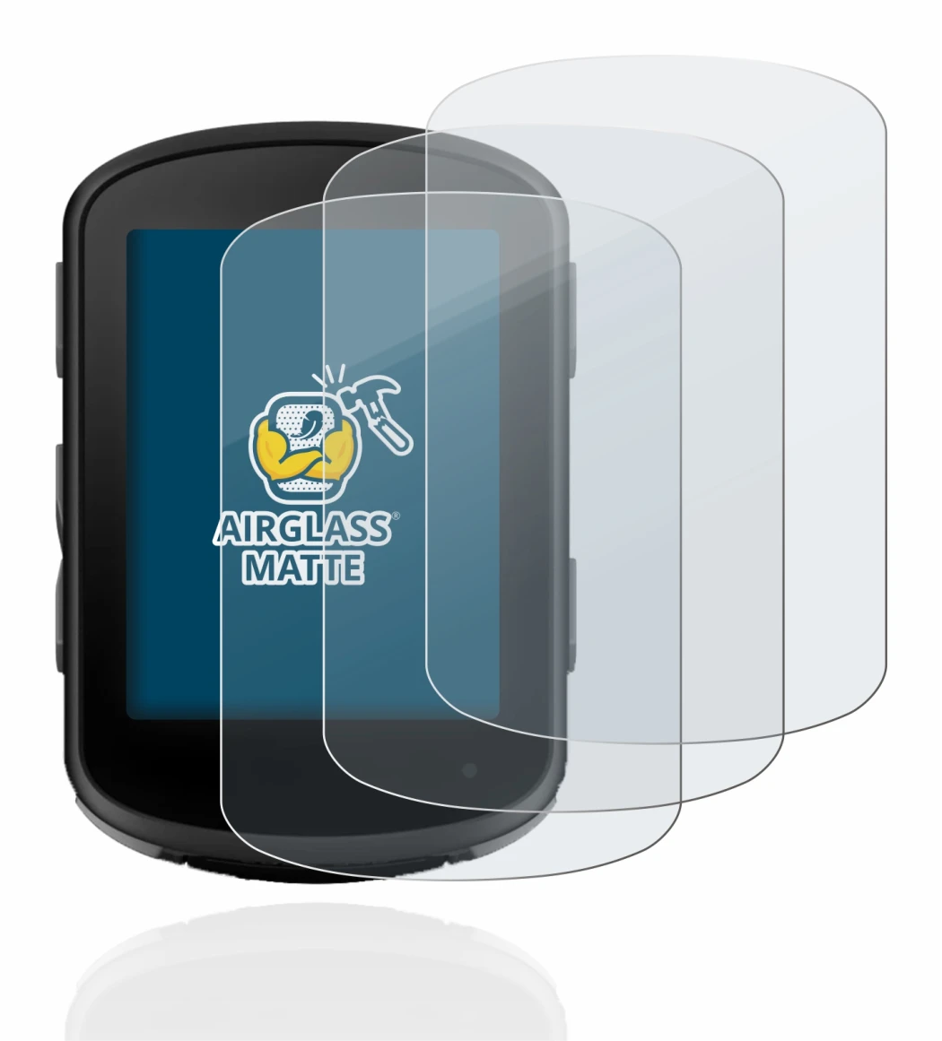 Abbildung des Geräts Garmin Edge 540 mit einer Vielzahl des Displayschutzes.