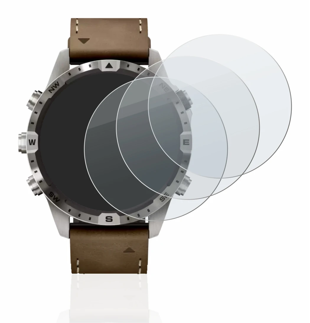 Abbildung des Geräts Garmin Marq Adventurer (Gen 2) mit einer Vielzahl des Displayschutzes.