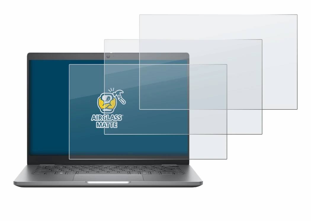 Abbildung des Geräts Dell Latitude 5350 Laptop mit einer Vielzahl des Displayschutzes.