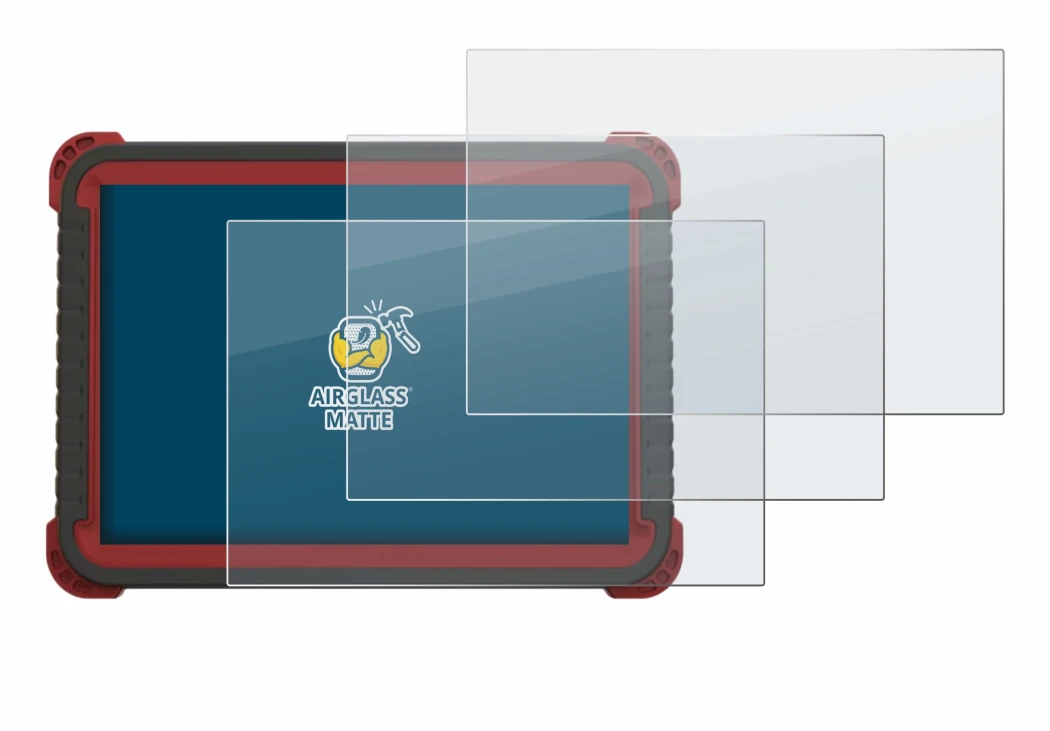 Abbildung des Geräts Thinktool Master 2 mit einer Vielzahl des Displayschutzes.