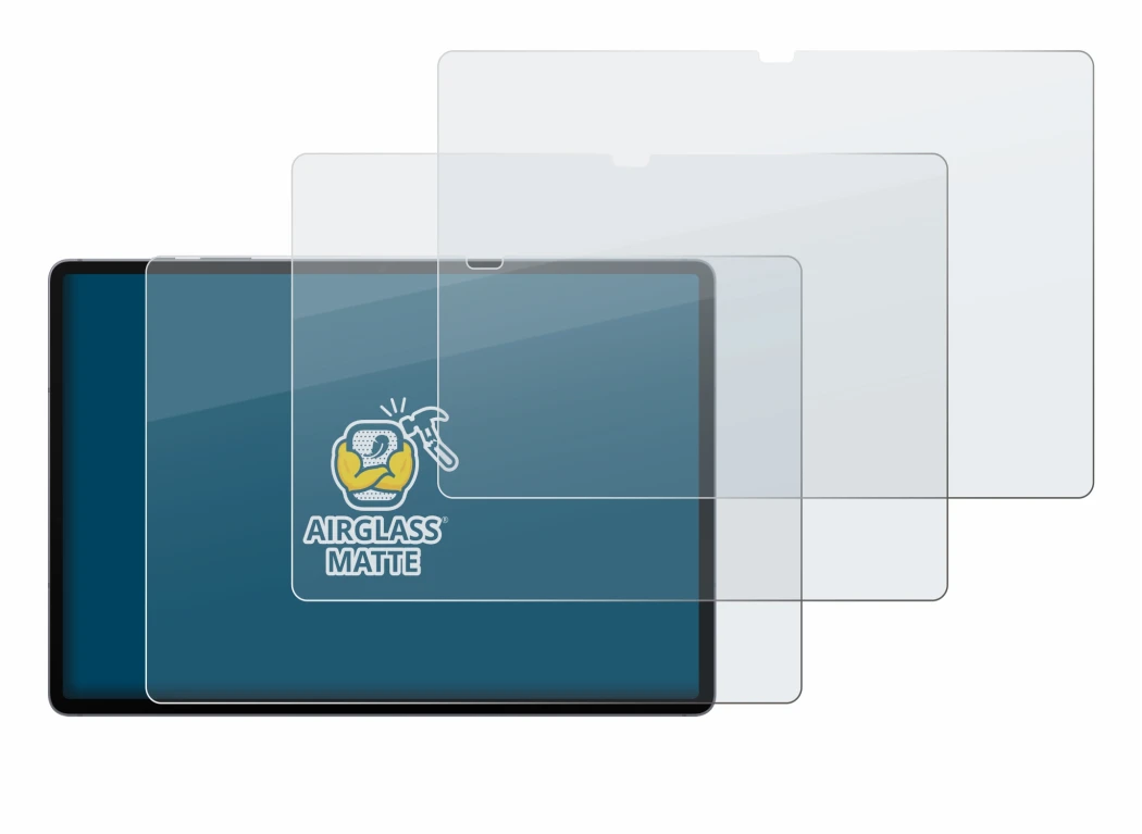 Abbildung des Geräts Samsung Galaxy Tab S10 Plus WiFi mit einer Vielzahl des Displayschutzes.