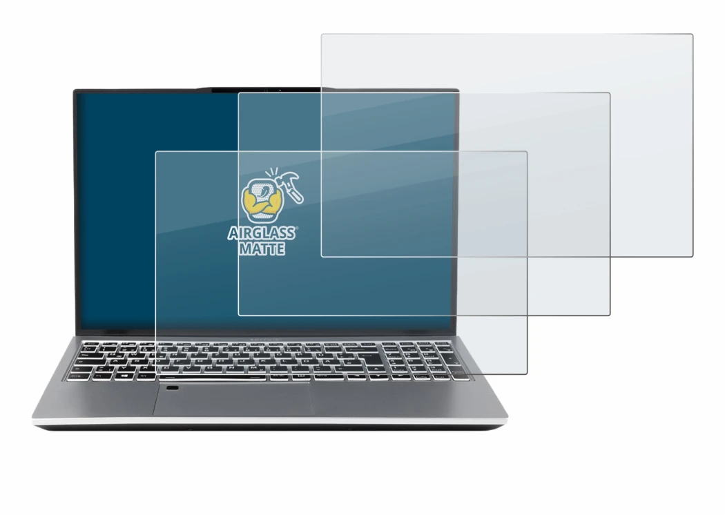 Abbildung des Geräts terra Mobile 1551R i7 1355U W11P mit einer Vielzahl des Displayschutzes.