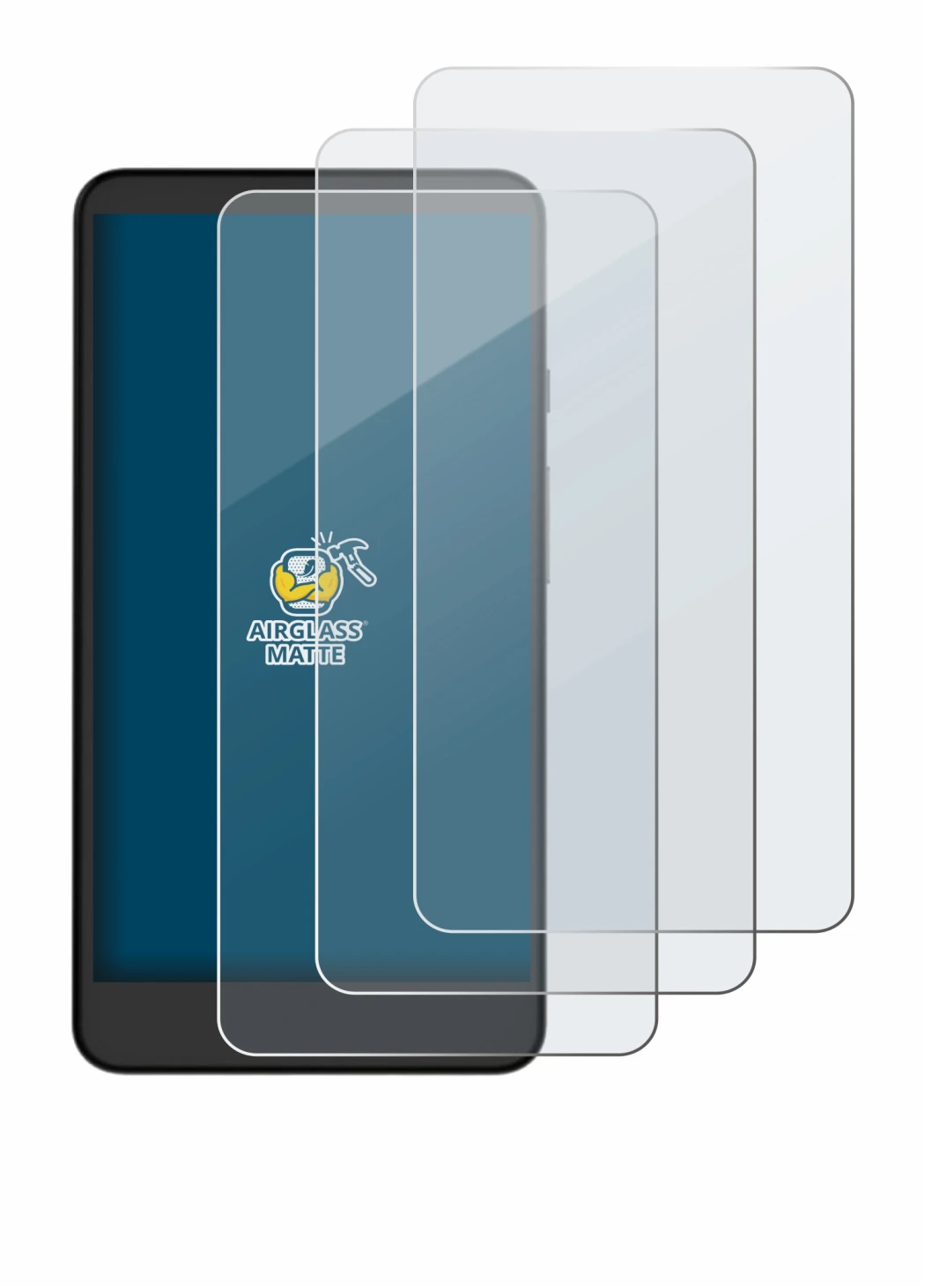 Abbildung des Geräts Xiaomi Moaan InkPalm Mini Plus 2 mit einer Vielzahl des Displayschutzes.