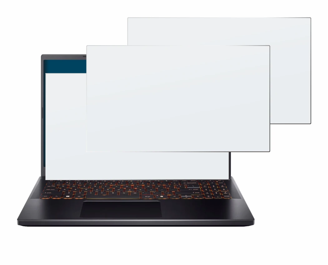 Abbildung des Geräts Acer Nitro V 15 mit einer Vielzahl des Displayschutzes.