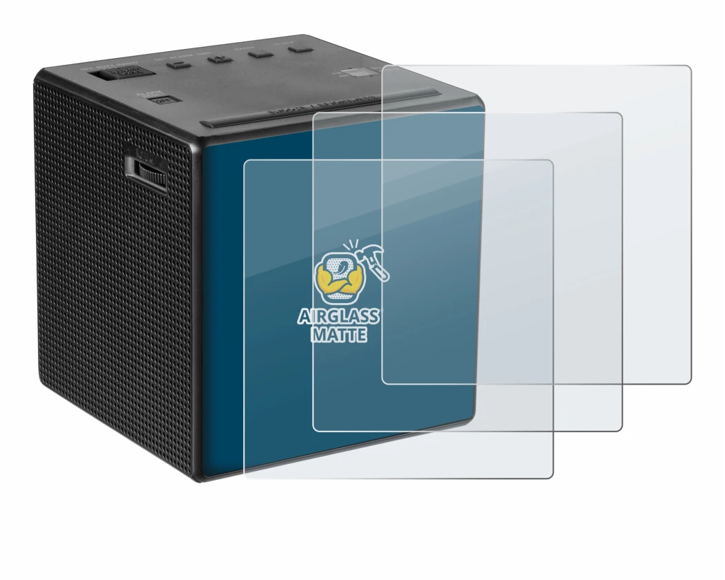 Abbildung des Geräts Sony ICF-C1 mit einer Vielzahl des Displayschutzes.