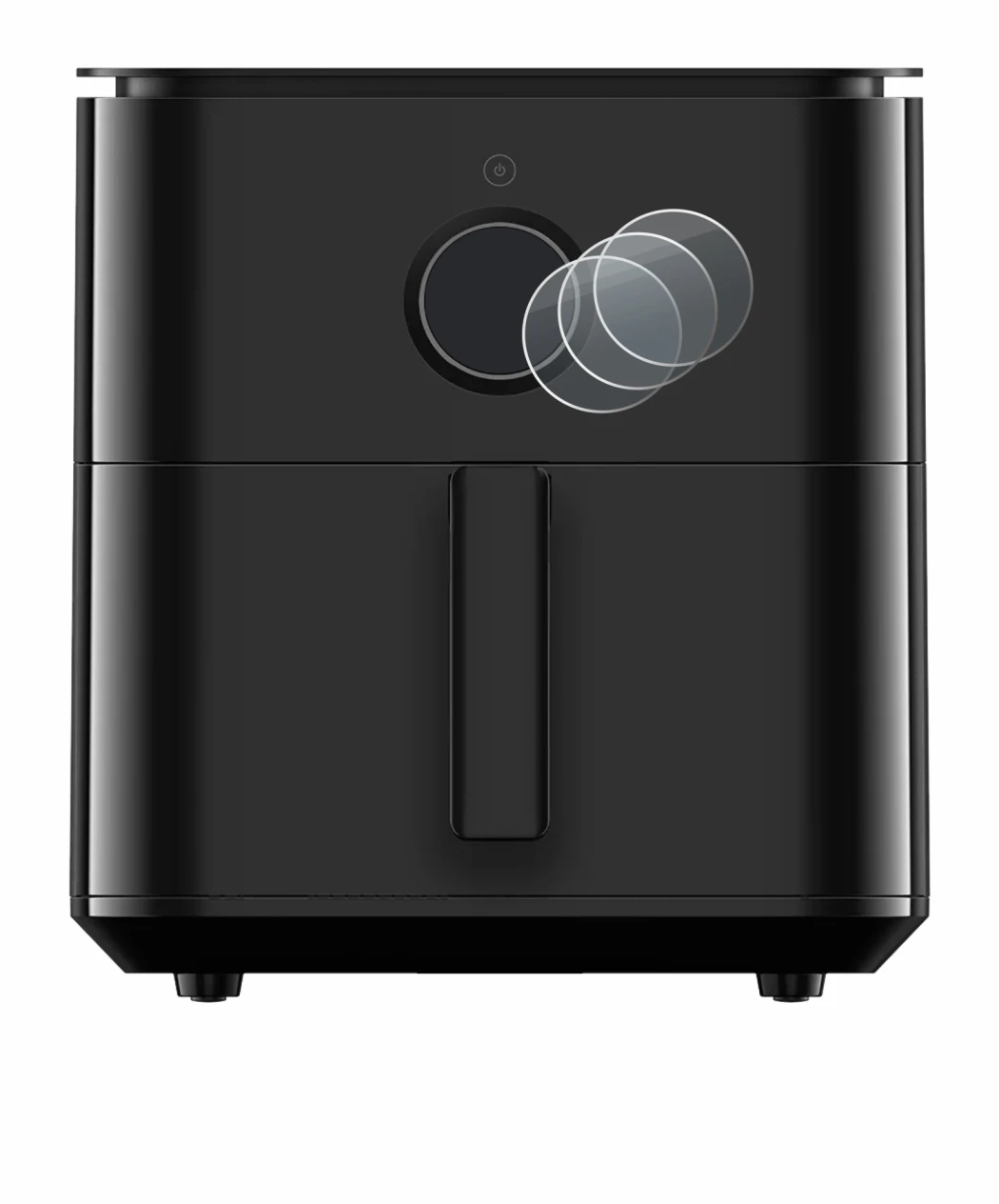 Abbildung des Geräts Xiaomi Air Fryer 6.5 L mit einer Vielzahl des Displayschutzes.