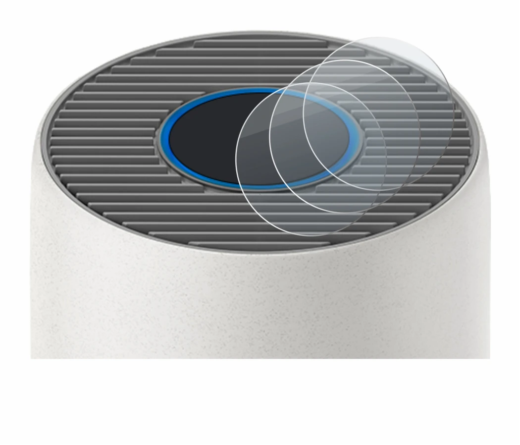 Abbildung des Geräts Philips 2000i Series AC2939 mit einer Vielzahl des Displayschutzes.