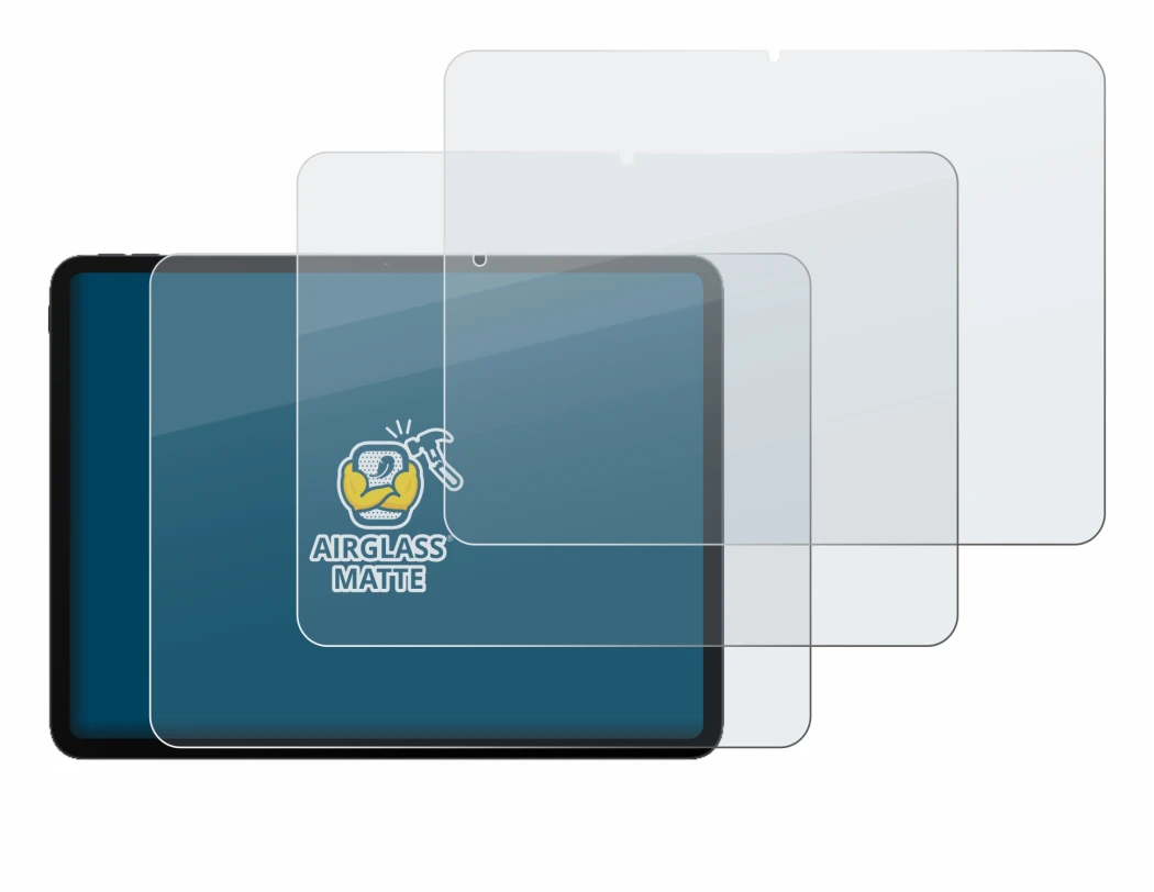 Abbildung des Geräts OnePlus Pad Go 2 mit einer Vielzahl des Displayschutzes.