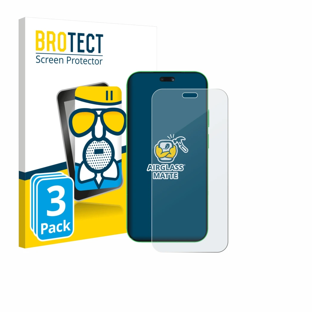 Vorderseite einer Produktverpackung mit dem Markenlogo BROTECT. Daneben ist das Gerät Huawei Nova 15 Ultra mit dem zugehörigen