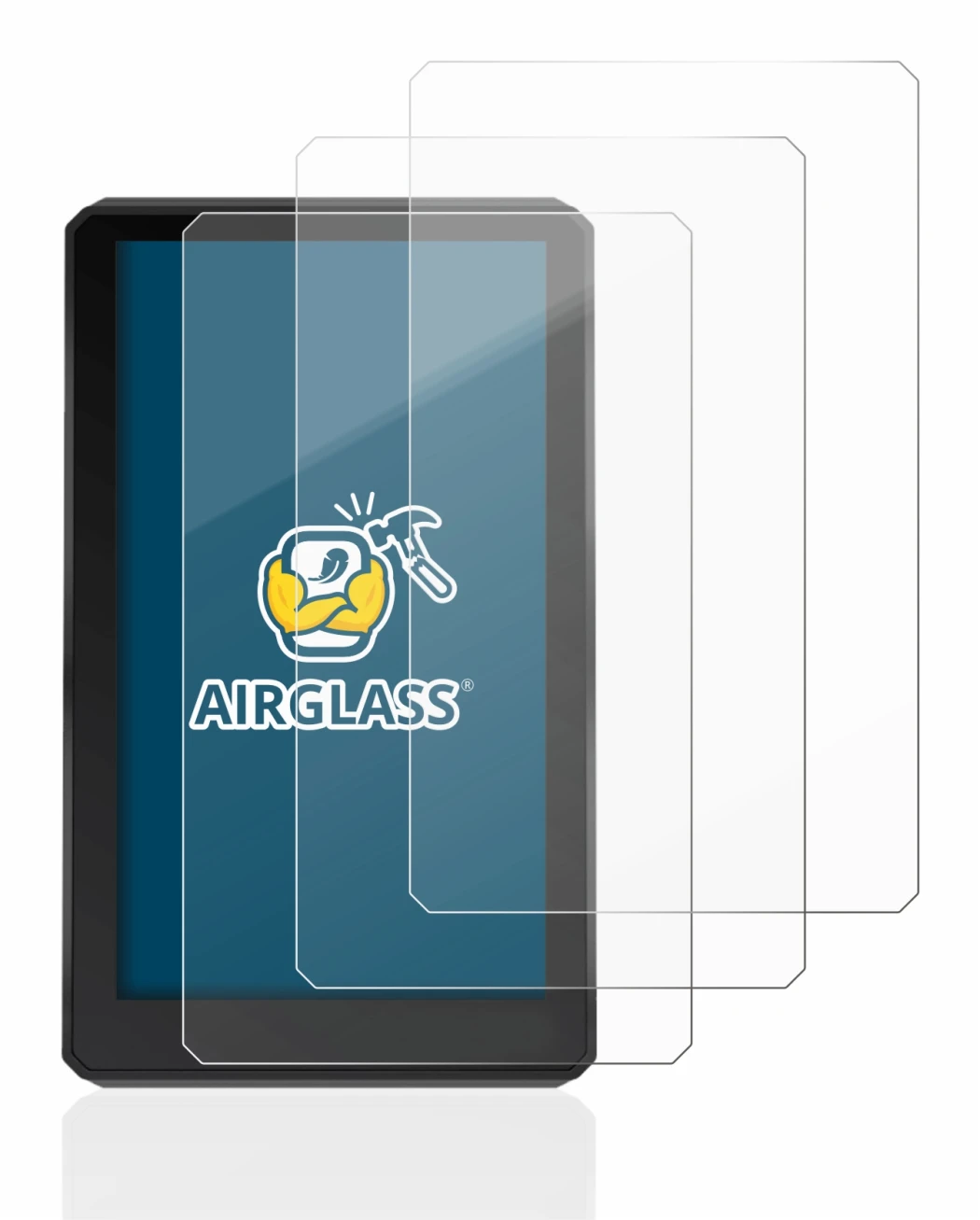 Abbildung des Geräts Garmin zumo XT mit einer Vielzahl des Displayschutzes.