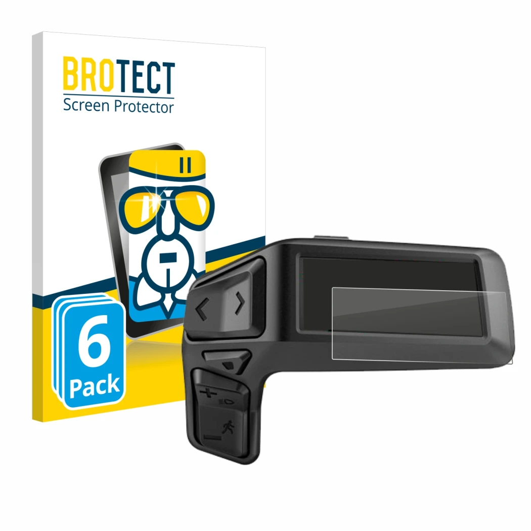 Vorderseite einer Produktverpackung mit dem Markenlogo BROTECT. Daneben ist das Gerät Bosch Purion 200 mit dem zugehörigen Dis