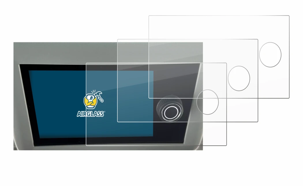 Abbildung des Geräts Volkswagen California 6.1 mit einer Vielzahl des Displayschutzes.