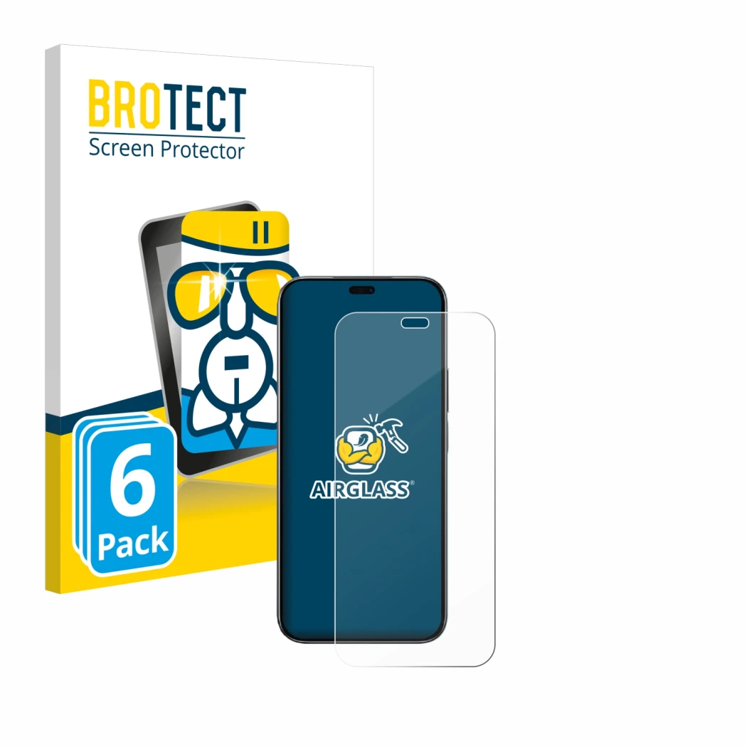 Vorderseite einer Produktverpackung mit dem Markenlogo BROTECT. Daneben ist das Gerät Honor 200 Lite mit dem zugehörigen Displ