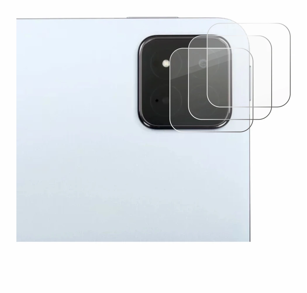 Abbildung des Geräts Xiaomi Pad 7 Pro (NUR Kameraschutz) mit einer Vielzahl des Displayschutzes.