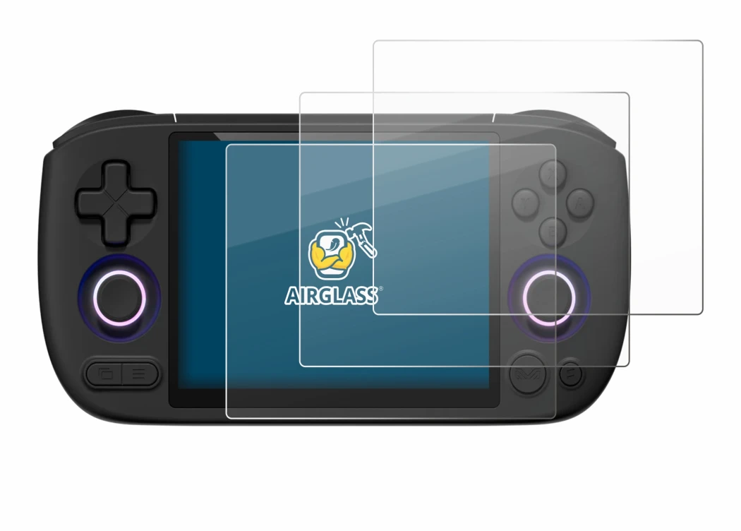 Abbildung des Geräts Ayaneo Pocket Air Mini mit einer Vielzahl des Displayschutzes.