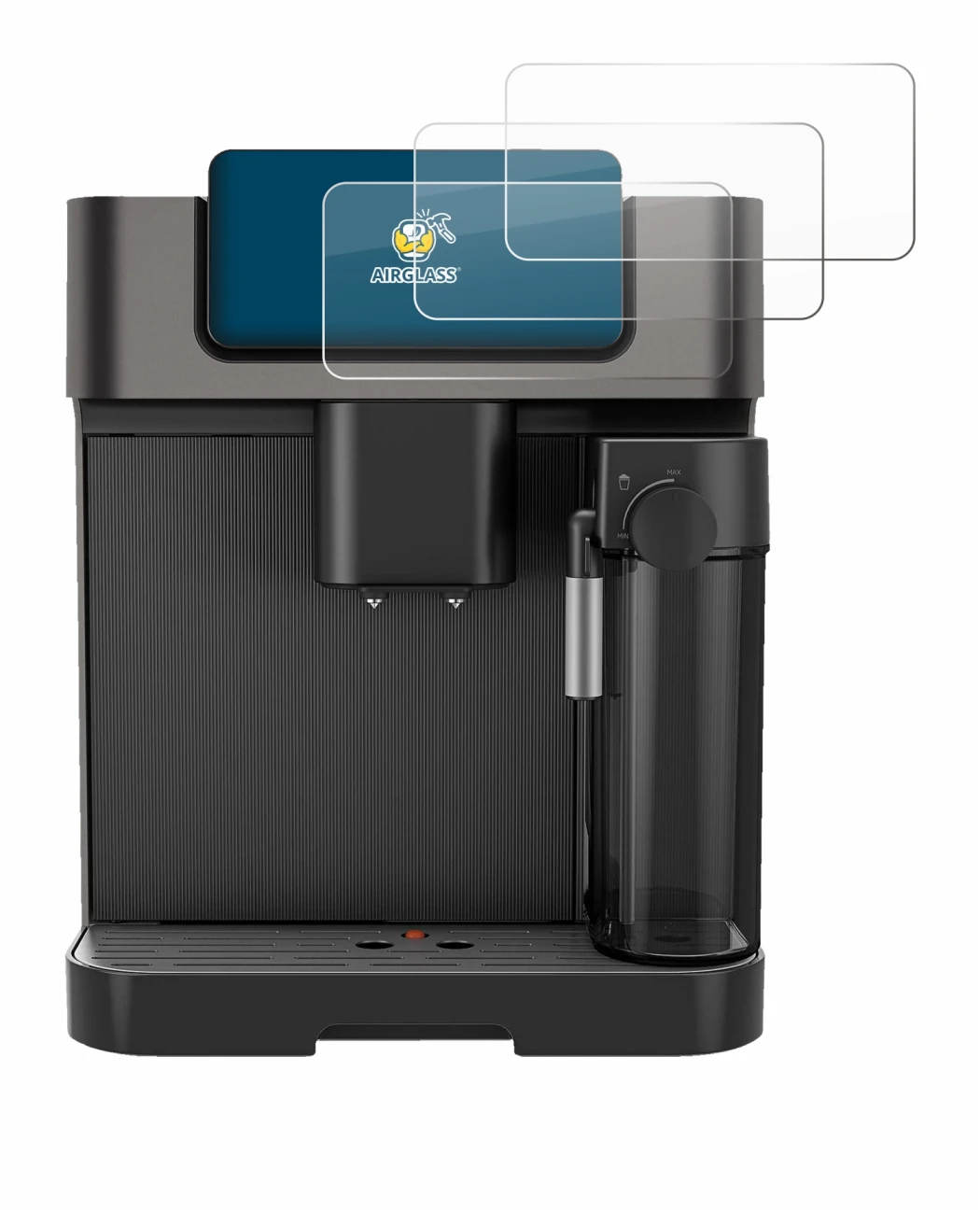 Abbildung des Geräts Grundig KVA 7230 mit einer Vielzahl des Displayschutzes.