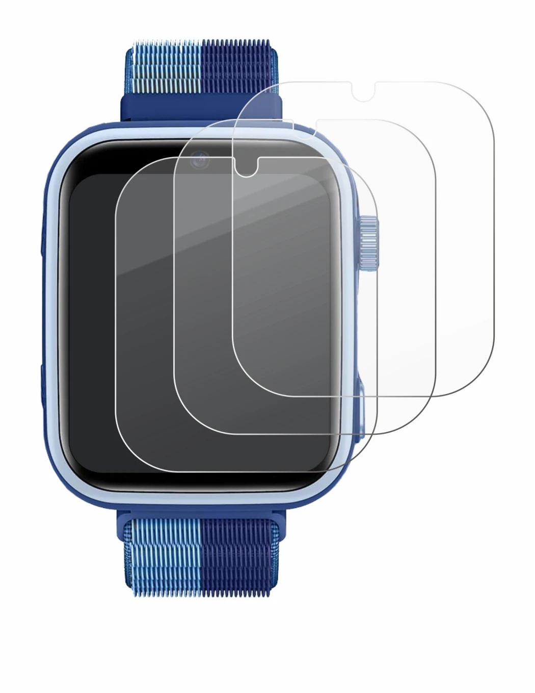 Abbildung des Geräts Oliimptek T45 mit einer Vielzahl des Displayschutzes.