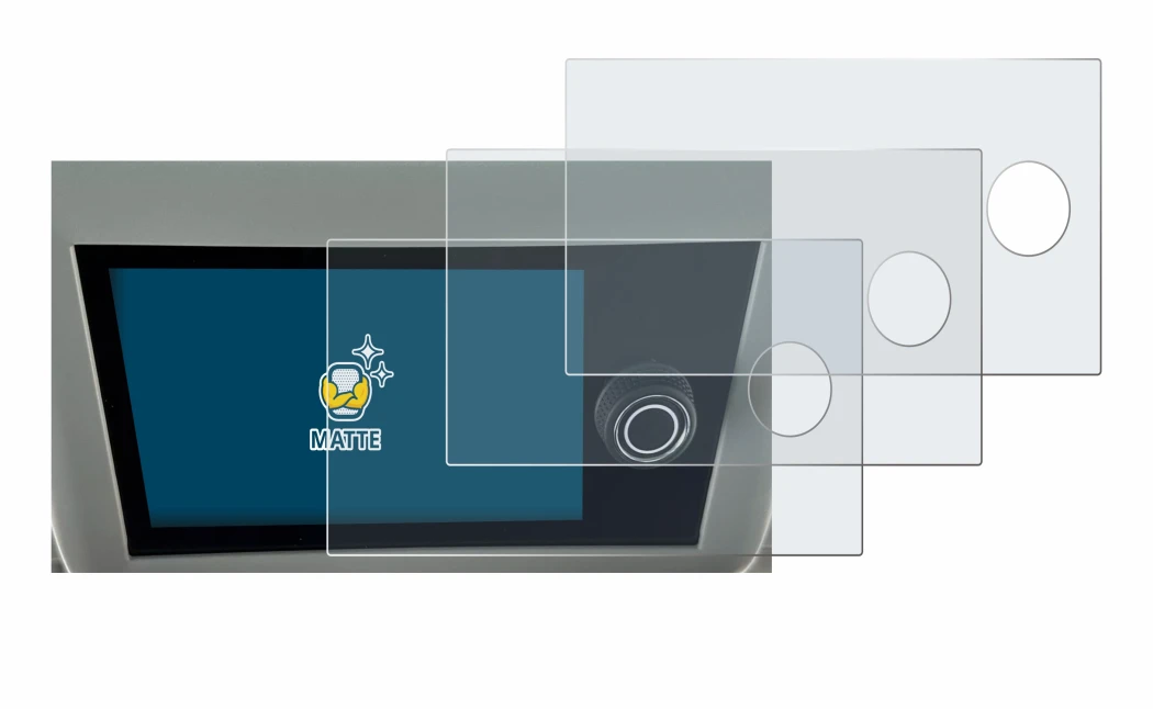 Abbildung des Geräts Volkswagen California 6.1 mit einer Vielzahl des Displayschutzes.