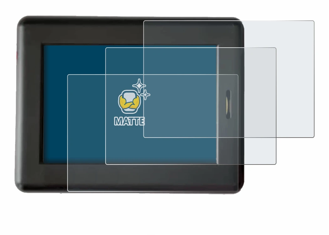 Abbildung des Geräts XC Tracer Maxx II mit einer Vielzahl des Displayschutzes.