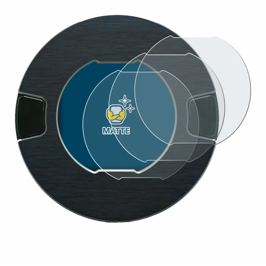 Abbildung des Geräts OOONO P-DISC NO1 mit einer Vielzahl des Displayschutzes.