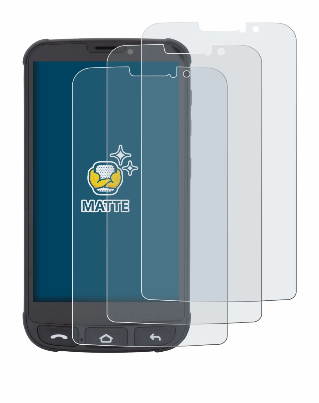 Abbildung des Geräts Olympia Neo Mini mit einer Vielzahl des Displayschutzes.