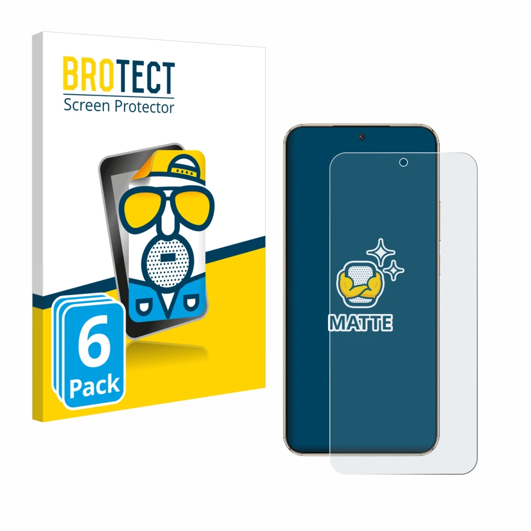 Vorderseite einer Produktverpackung mit dem Markenlogo BROTECT. Daneben ist das Gerät Honor Magic 8 Lite mit dem zugehörigen D