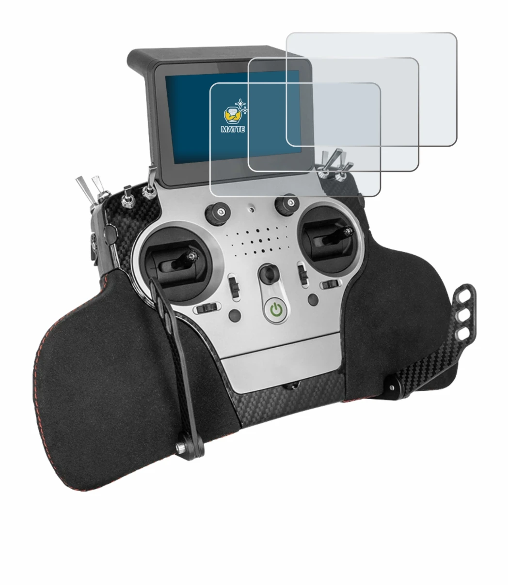 Abbildung des Geräts PowerBox Systems Core mit einer Vielzahl des Displayschutzes.