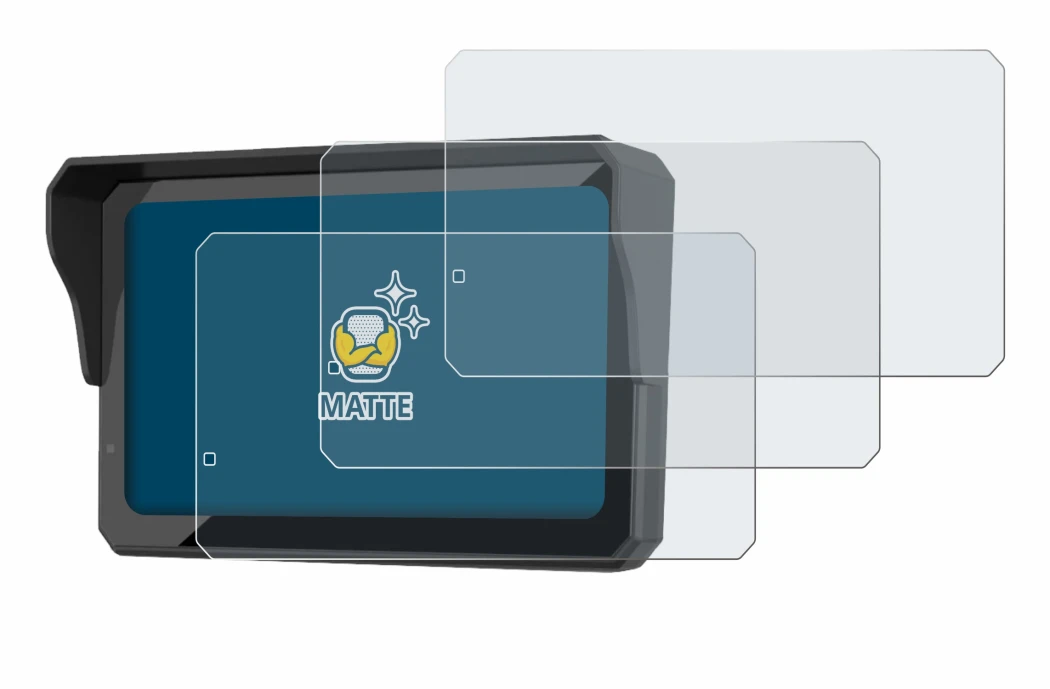 Abbildung des Geräts Carpuride W602S Pro mit einer Vielzahl des Displayschutzes.