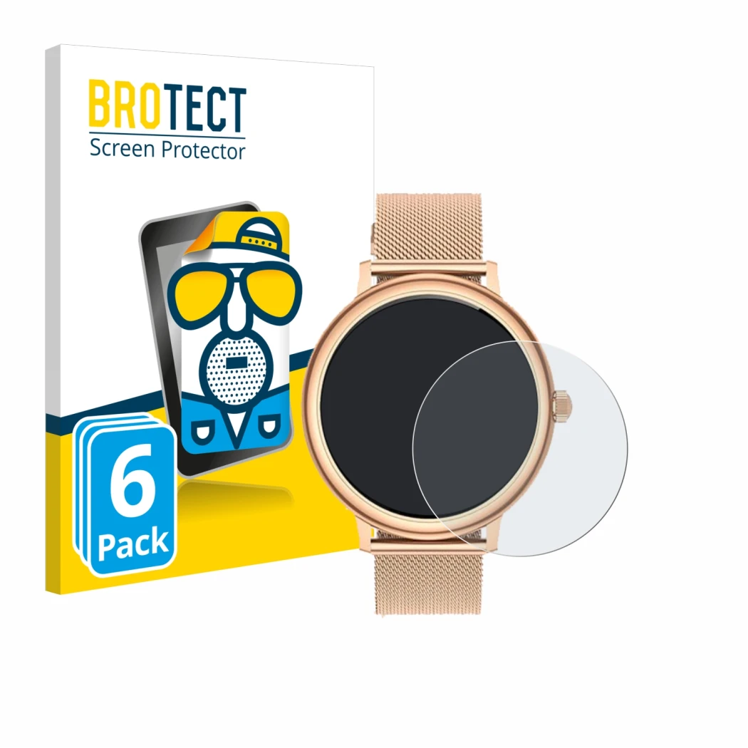 Vorderseite einer Produktverpackung mit dem Markenlogo BROTECT. Daneben ist das Gerät Ruxingx AK98 1.19