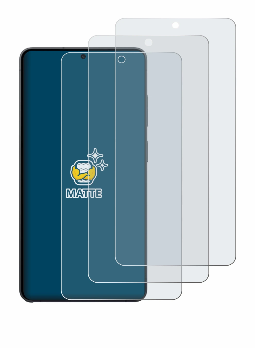 Abbildung des Geräts Samsung Galaxy S26 Ultra mit einer Vielzahl des Displayschutzes.