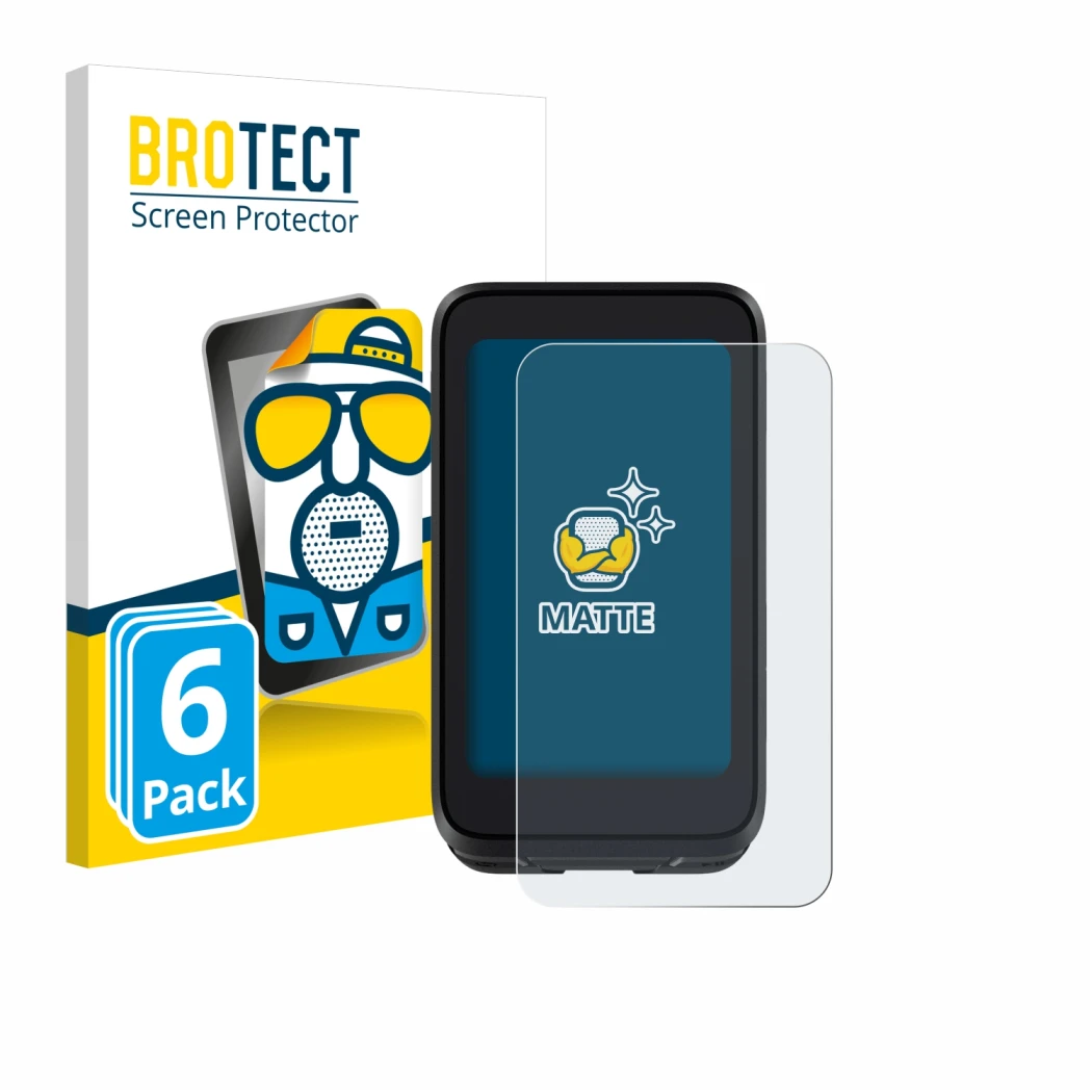 Vorderseite einer Produktverpackung mit dem Markenlogo BROTECT. Daneben ist das Gerät igpsport BiNavi Air mit dem zugehörigen 