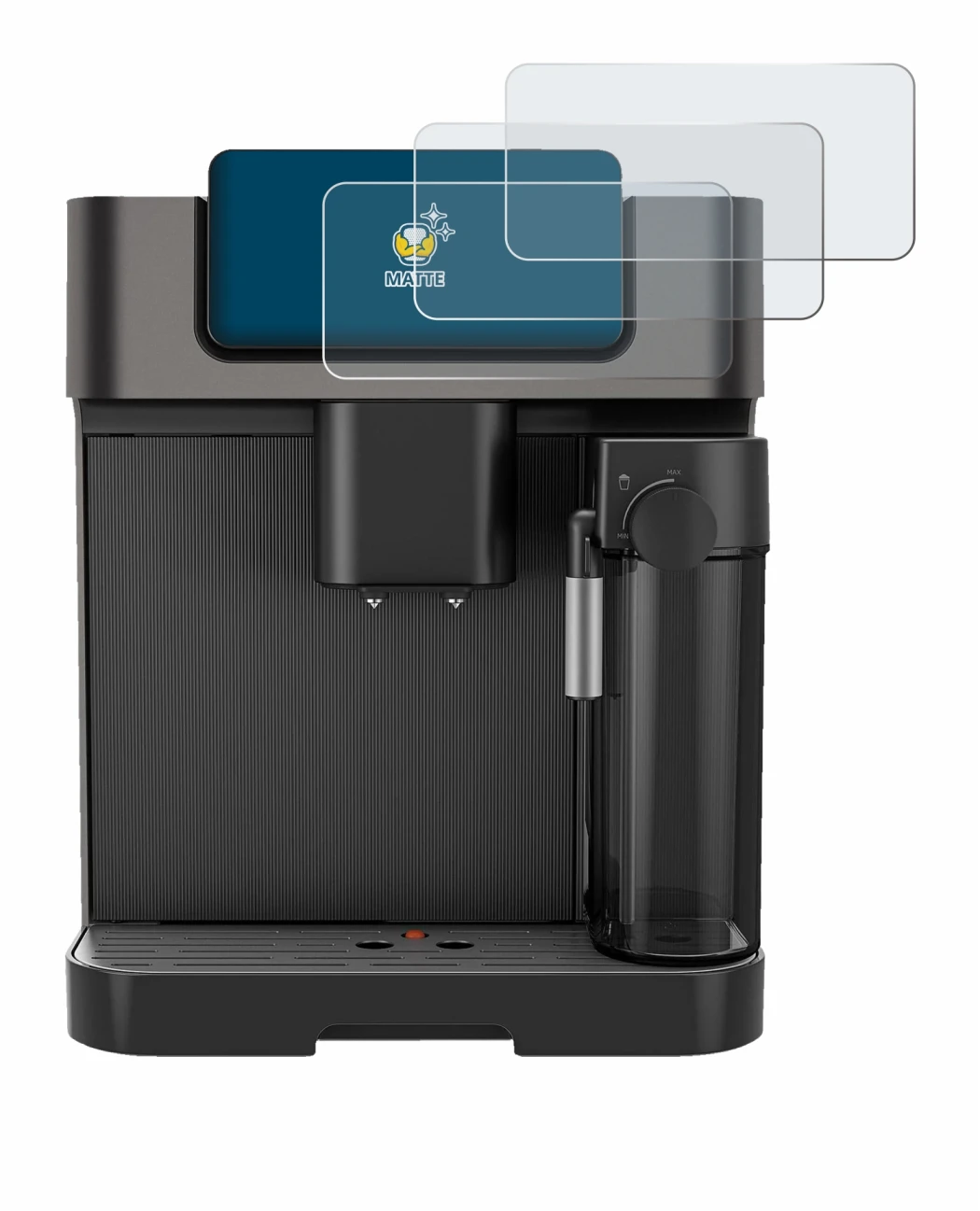 Abbildung des Geräts Grundig KVA 7230 mit einer Vielzahl des Displayschutzes.